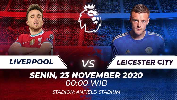 Pekan kesembilan Liga Inggris bakal menampilkan antara Liverpool vs Leicester City, Senin (23/11/20). Berikut prediksi lengkap pertandingan antar keduanya. - INDOSPORT
