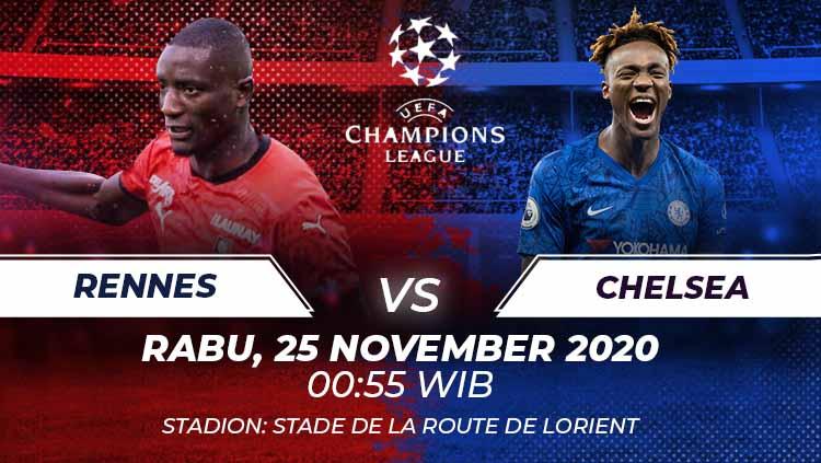 Berikut prediksi pertandingan keempat grup E Liga Champions 2020/21 antara Rennes vs Chelsea.