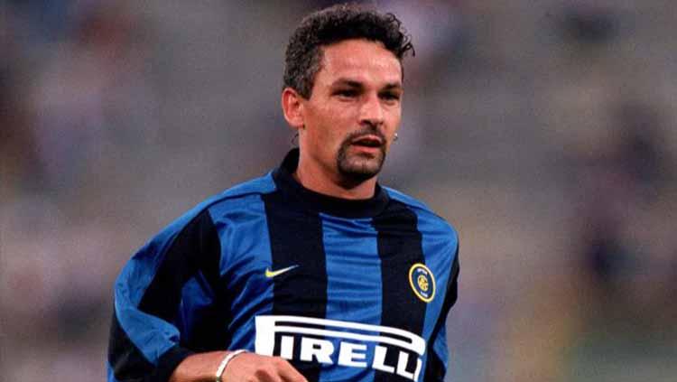Roberto Baggio menjadi pahlawan di laga Inter Milan vs Real Madrid 22 tahun lalu.