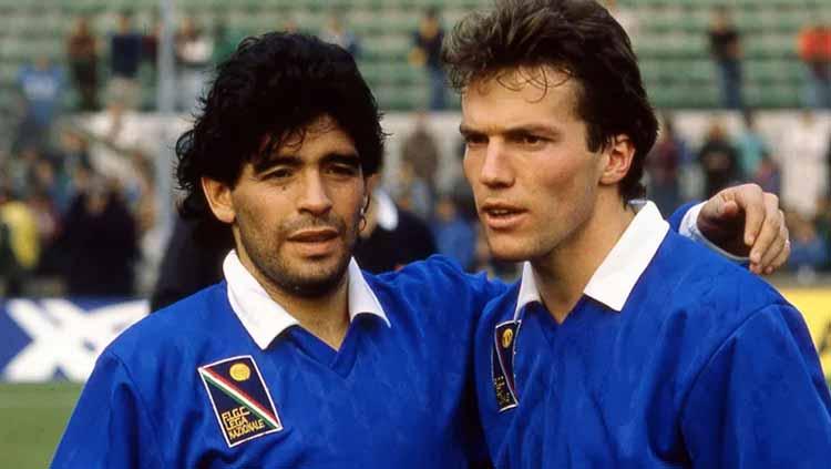 Lotthar Matthaus-Diego Maradona. - INDOSPORT