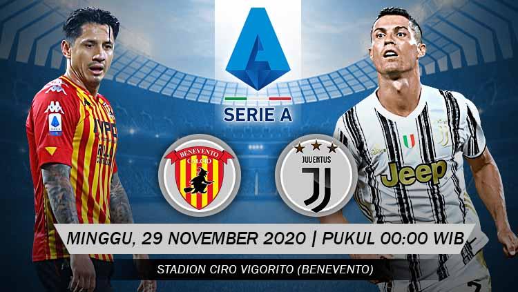 Berikut prediksi pertandingan Serie A Liga Italia antara Benevento vs Juventus.