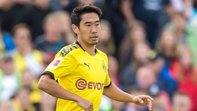 Shinji Kagawa saat berseragam klub Bundesliga Jerman, Borussia Dortmund.