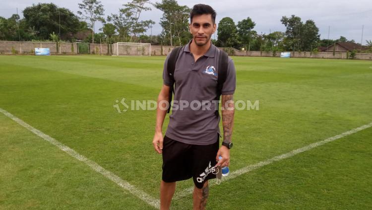 Gustavo Chena saat berada di Training Center Lestarindo Soccerfield, Boyolali, Minggu (29/11/20) sore.