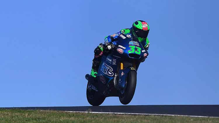 Pembalap Moto2 asal Italia, Enea Bastianini. Copyright: Mirco Lazzari gp/Getty Images