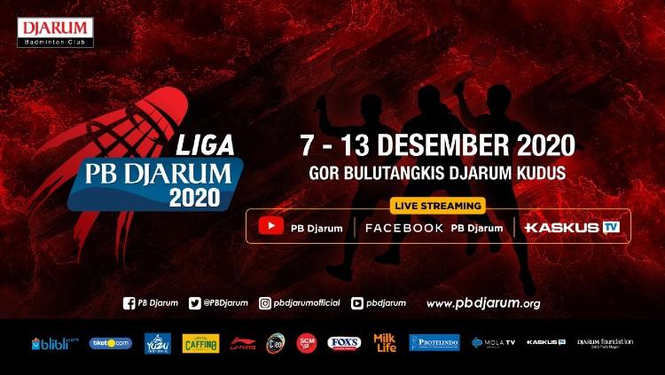 PB Djarum kembali menggelar Liga PB Djarum 2020 di GOR Djarum Jati, Kudus, Jawa Tengah pada 7-13 Desember 2020.