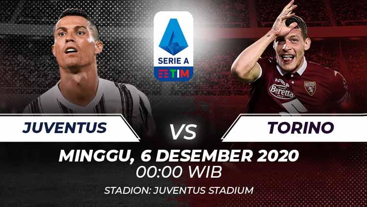 Duel antara Juventus vs Torino yang bertajuk Derby della Mole akan tersaji di pekan ke-10 Serie A Liga Italia 2020/21.