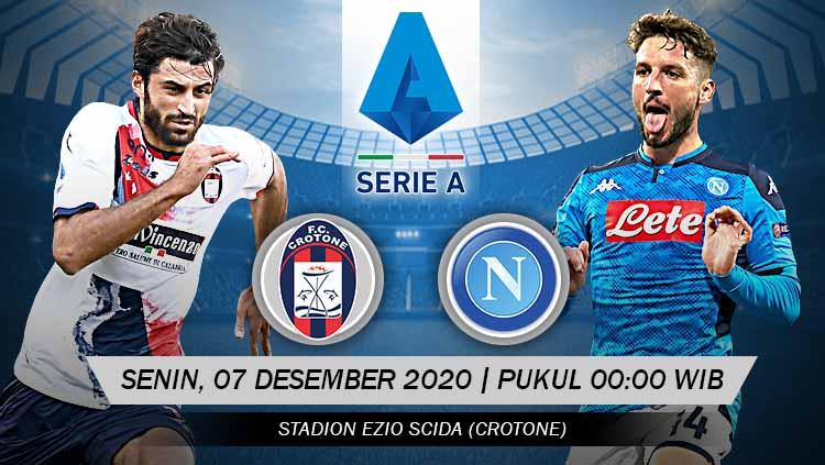 Prediksi Pertandingan Crotone vs Napoli (Serie A).