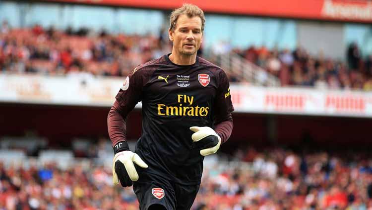 Jens Lehmann saat masih berseragam klub Liga Inggris, Arsenal.