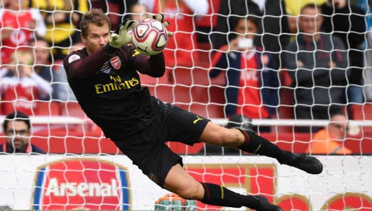 Jens lehmann, saat masih di Arsenal.