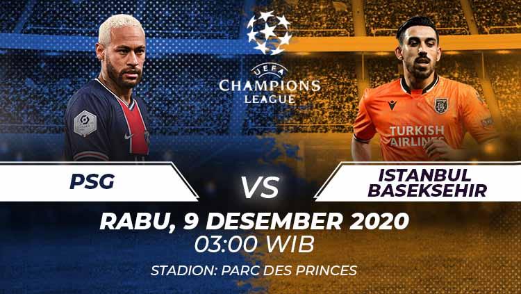 PSG vs Istanbul Baseksehir.