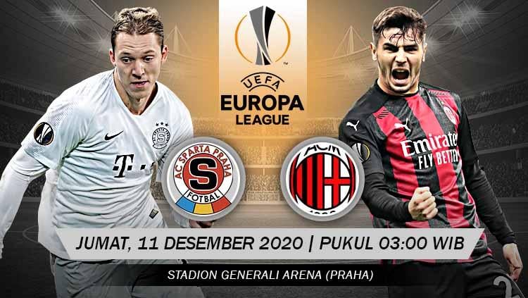 Pertandingan Sparta Praha vs AC Milan (Liga Europa). - INDOSPORT