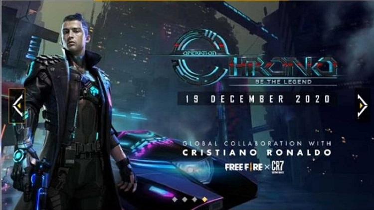 Cristiano Ronaldo jadi karakter baru game eSports Free Fire, Chrono.