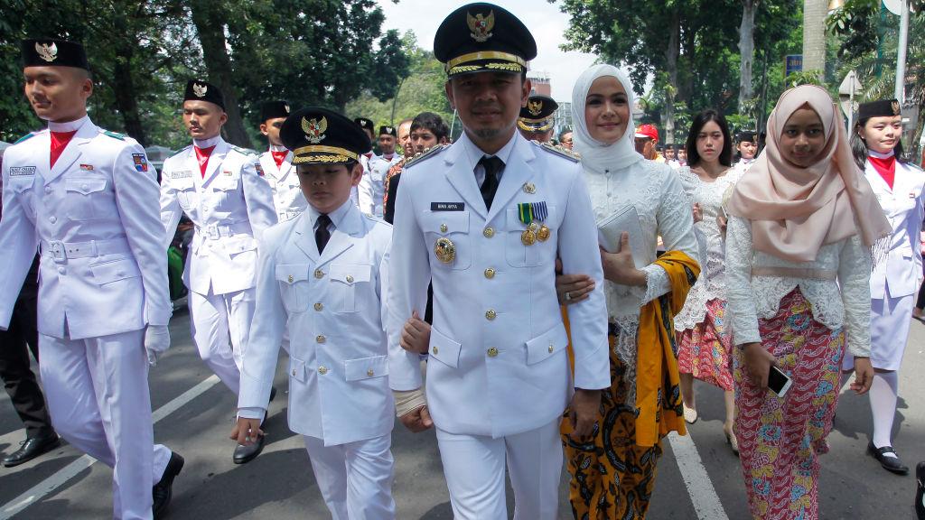 Bima Arya (tengah) Wali Kota Bogor