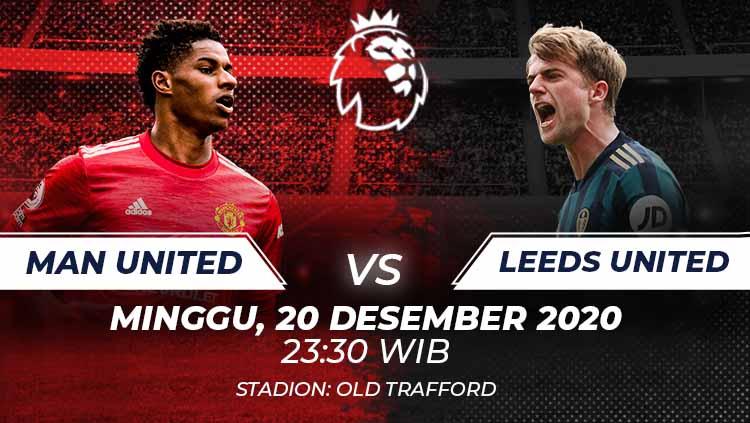 Manchester United akan menjamu Leeds United, Minggu (20/12/20) pukul 23:30 WIB di pekan keempat belas Liga Inggris. MU wajib menang untuk masuk ke empat besar.
