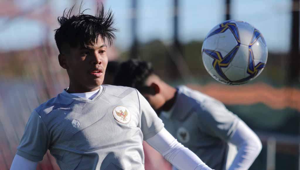 Latihan para pemain Timnas U-19 di Spanyol.