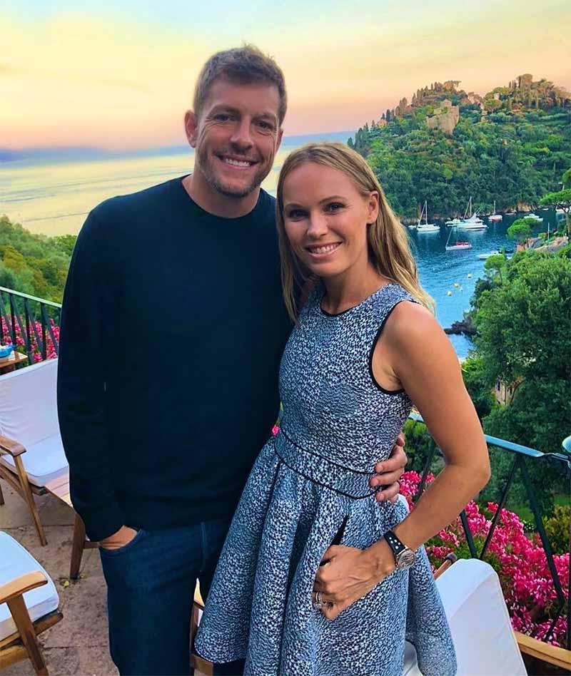 David Lee dan Caroline Wozniacki. Copyright: Instagram@carowozniacki