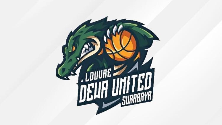 Logo tim IBL 2021, Louvre Dewa United Surabaya. - INDOSPORT
