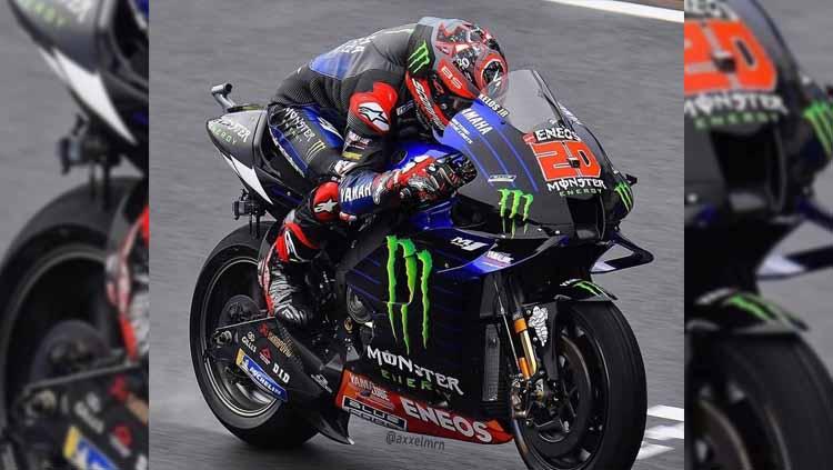 Pembalap Yamaha, Fabio Quartararo akan memulai balapan MotoGP Italia dari posisi terdepan. - INDOSPORT