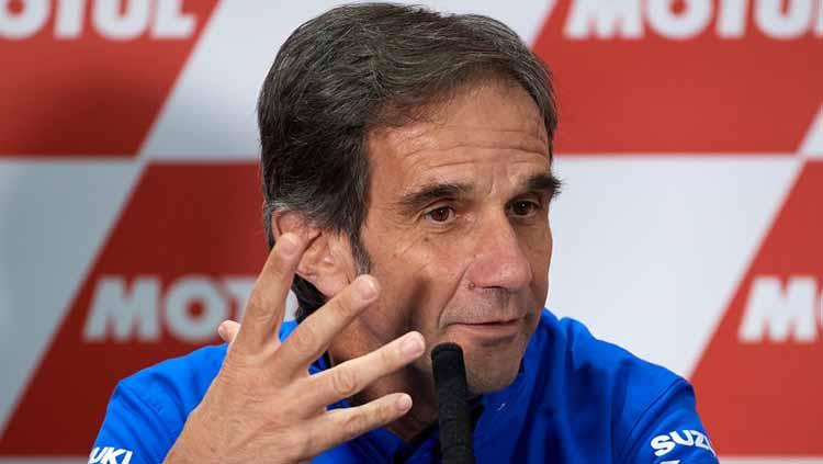 Manajer Tim Suzuki Ecstar, Davide Brivio. - INDOSPORT