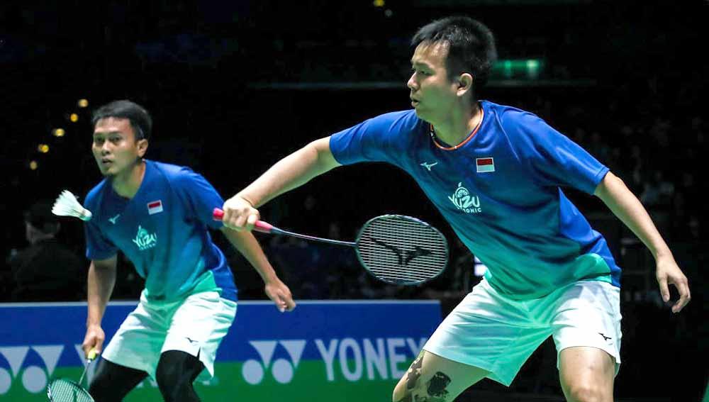 Ganda Putra terbaik Indonesia, Mohammad Ahsan dan Hendra Setiawan.