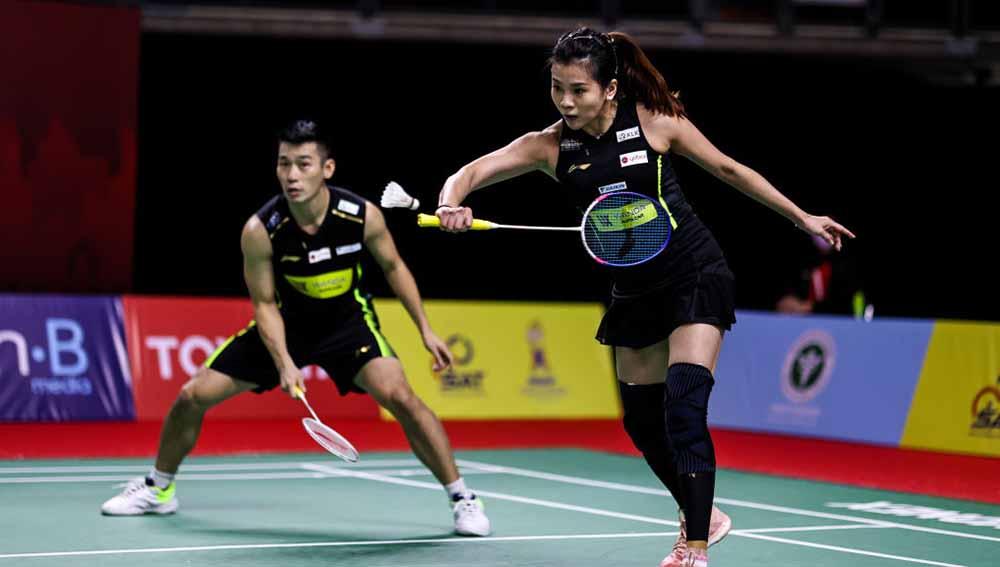 Nyaris tersingkir di tangan pasangan non-unggulan asal Thailand di Swiss Open 2021, wakil Malaysia Chan Peng Soon/Goh Liu Ying akui buat dosa besar. - INDOSPORT