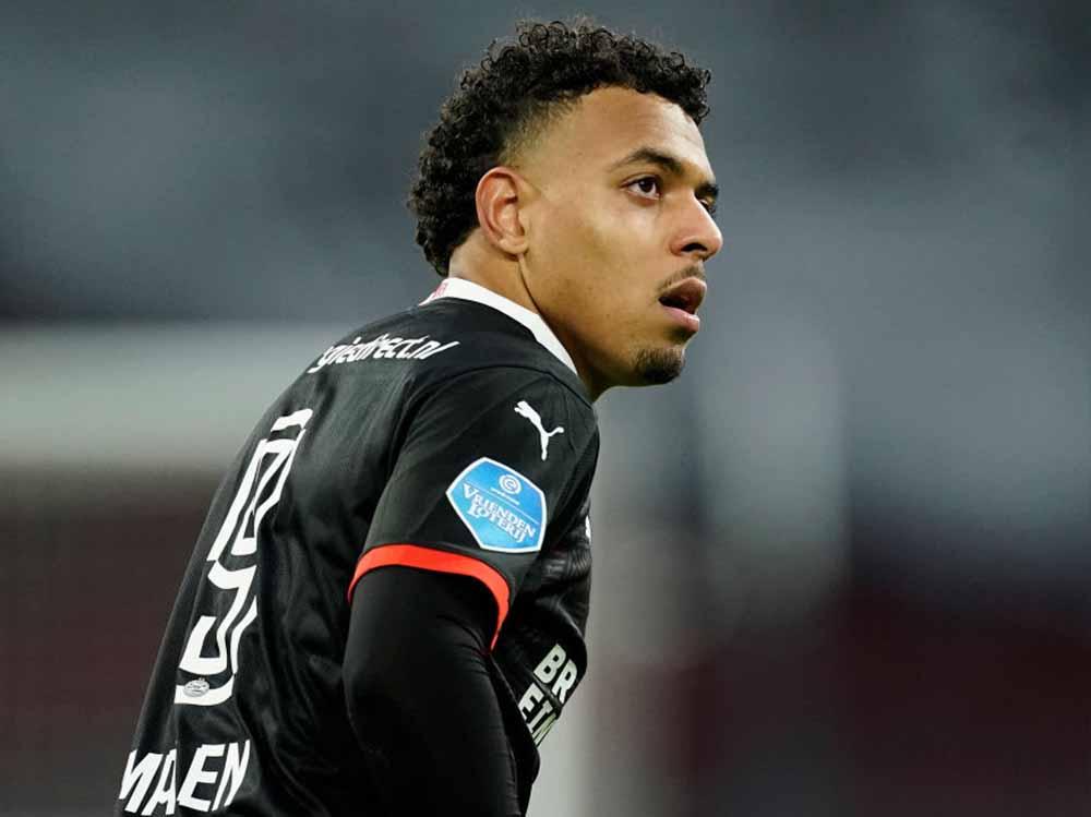 Donyell Malen, pemain PSV Eindhoven. Copyright: Prestige/Soccrates/Getty Images