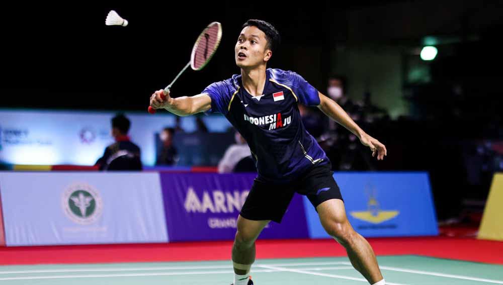 Anthony Ginting harus mengakui kemenangan Lee Cheuk Yiu di Toyota Thailand Open 2021, Kamis (21/01/2021) di Impact Arena.
