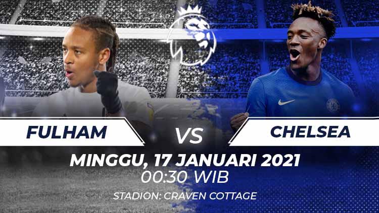 Fulham vs Chelsea di pekan ke-19 Liga Inggris 2020/21.
