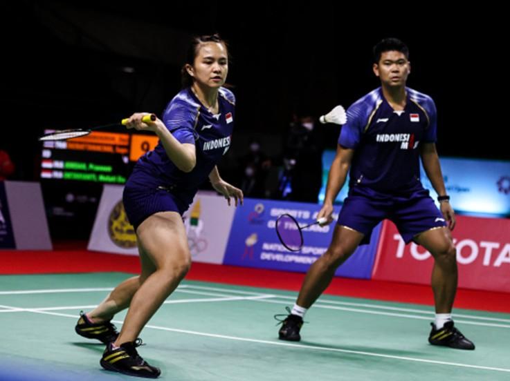 Praveen/Melatih kalah di final Thailand Open 2021. Copyright: (Photo by Shi Tang/Getty Images)