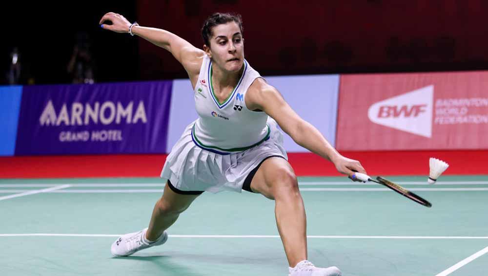 Pebulutangkis tunggal putri Spanyol, Carolina Marin muncul dengan kabar mengejutkan setelah lama absen dari berbagai turnamen badminton. - INDOSPORT