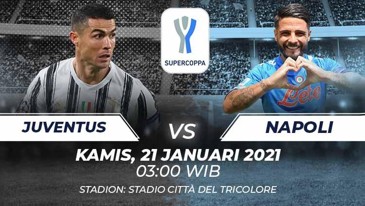 Link Live Streaming Supercoppa Italia Juventus vs Napoli. - INDOSPORT