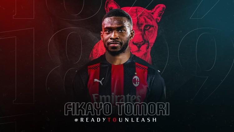 Fikayo Tomori resmi diperkenalkan AC Milan Copyright: twitter.com/acmilan