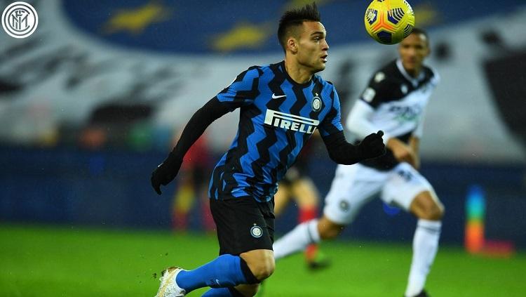 Udinese vs Inter Milan di Serie A 2020/2021 Copyright: Twitter @Inter_en