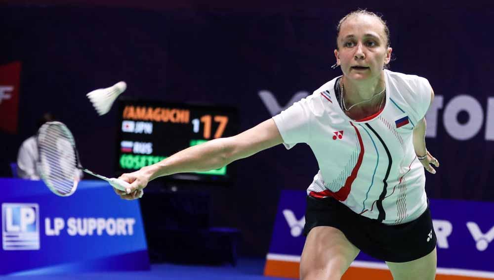 Evgeniya Andreevna pebulutangkis tunggal putri asal Rusia yang siap menjadi ancaman Indonesia di Piala Sudirman. - INDOSPORT