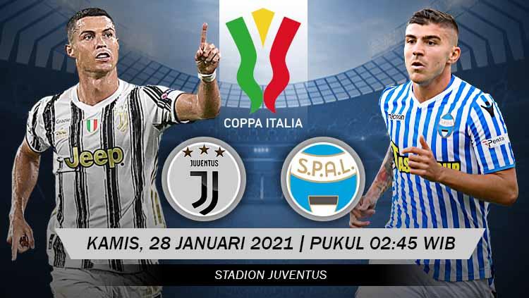 Link Live Streaming Perempat Final Coppa Italia: Juventus vs SPAL.