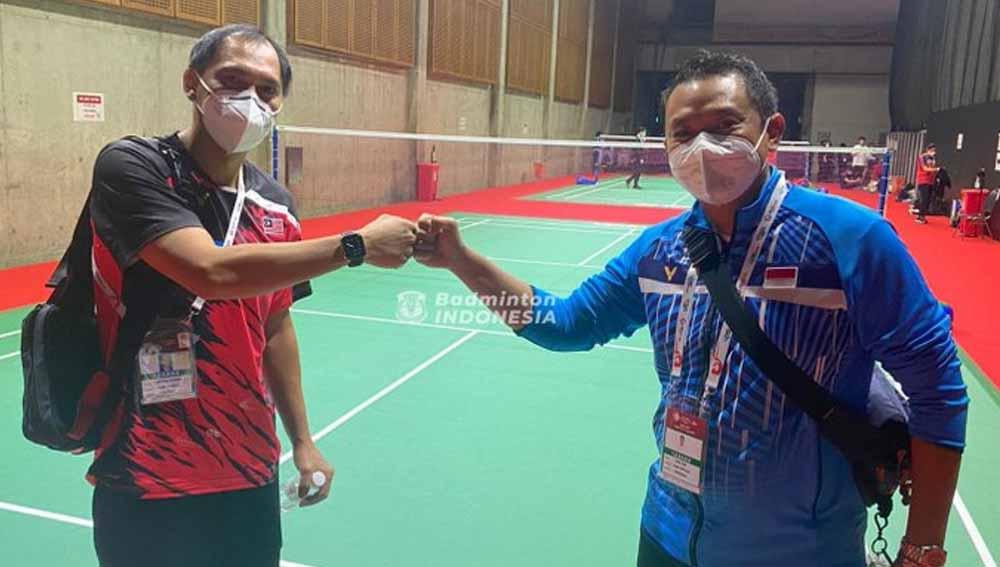 Eng Hian (kanan) membagikan momen dengan Dubes RI menonton Czech Open. - INDOSPORT