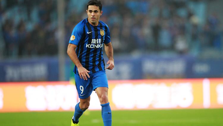 Pemain Incaran Inter Milan, Eder Martins saat Tampil di Liga China - INDOSPORT