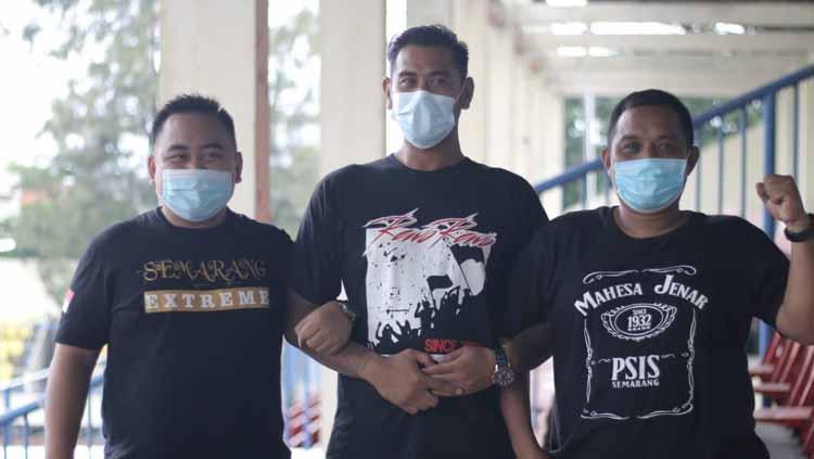 Dari kiri-kanan), Dannish, Doni, dan Danang yang akan maju dalam pemilihan ketua umum Snex. - INDOSPORT