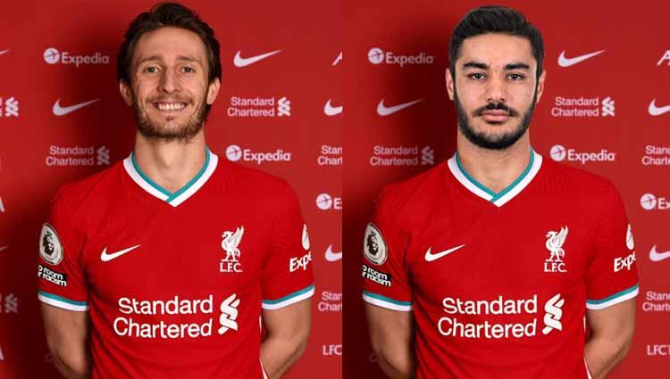 Ben Davies dan Ozan Kabak, calon duet mengerikan di jantung pertahanan Liverpool. - INDOSPORT
