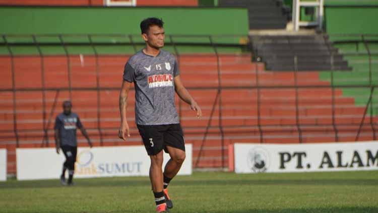 Ferdinand Sinaga semasa peminjaman dengan PSMS Medan musim lalu.