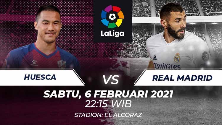 Link Live Streaming Laliga Spanyol: Huesca vs Real Madrid