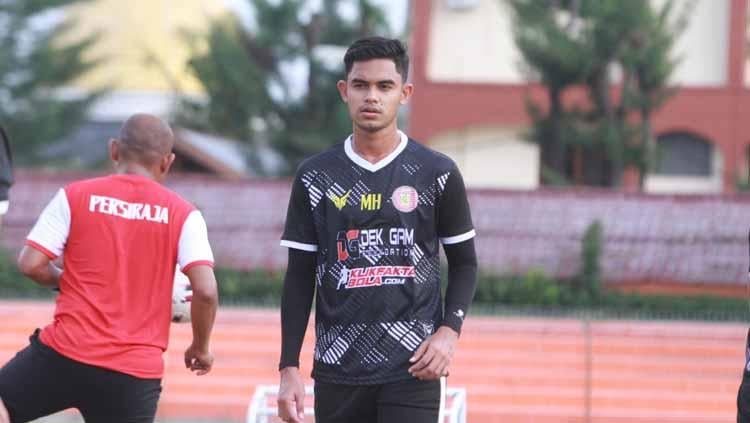 Jelang bentrokan PSS Sleman vs Persita Tangerang di pekan ke-11 Liga 1 2022-2022, Miftahul Hamdi memuji habis sang mantan. - INDOSPORT