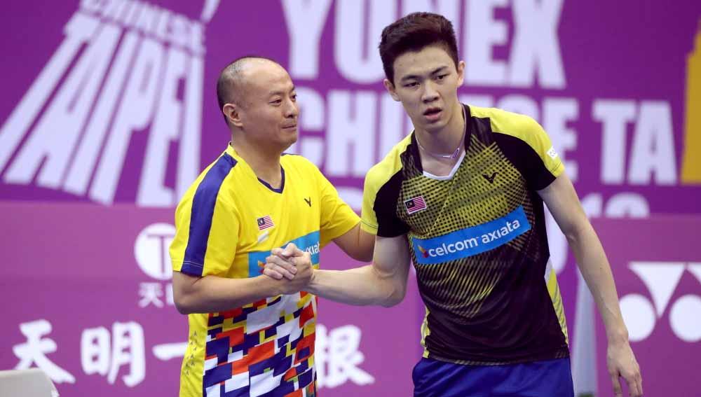 Pelatih tunggal putra Malaysia, Hendrawan, memberikan tanggapan terkait mundurnya Lee Zii Jia dalam babak perempat final Kejuaraan Dunia Bulutangkis 2021. - INDOSPORT