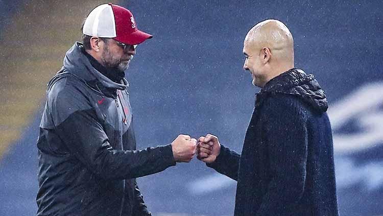 Jurgen Klopp dan Pep Guardiola.