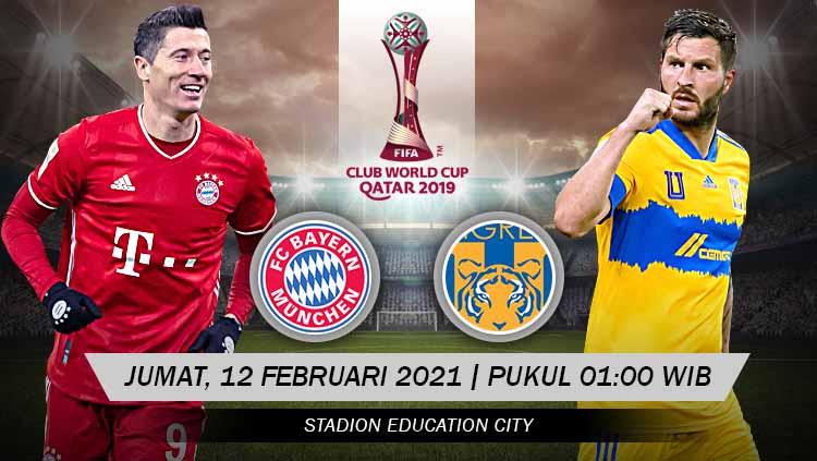 Berikut link live streaming pertandingan final Piala Dunia Antarklub 2020 yang mempertemukan Bayern Munchen vs Tigres UANL. - INDOSPORT