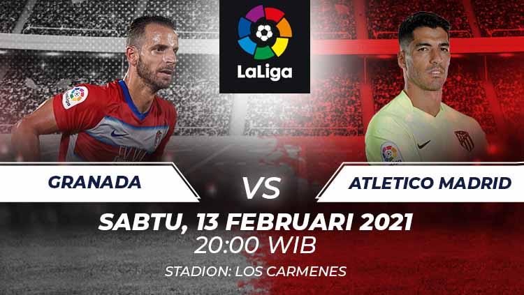 Prediksi pertandingan LaLiga Spanyol antara Granada vs Atletico Madrid.