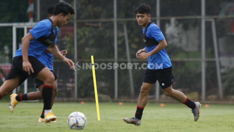 Natanael Siringoringo saat mengikuti pemusatan latihan Timnas Indonesia U-23.