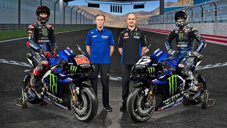 Tampilan livery dan line-up baru tim pabrikan Yamaha di MotoGP 2021 - INDOSPORT