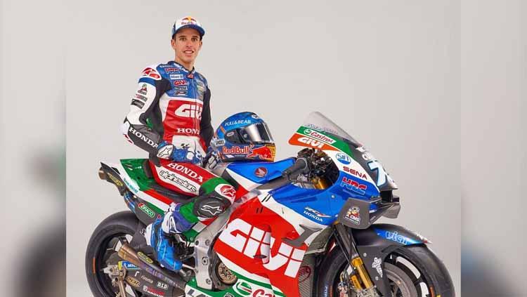 Livery motor baru Alex Marquez bersama LCR Honda untuk MotoGP 2021 . - INDOSPORT
