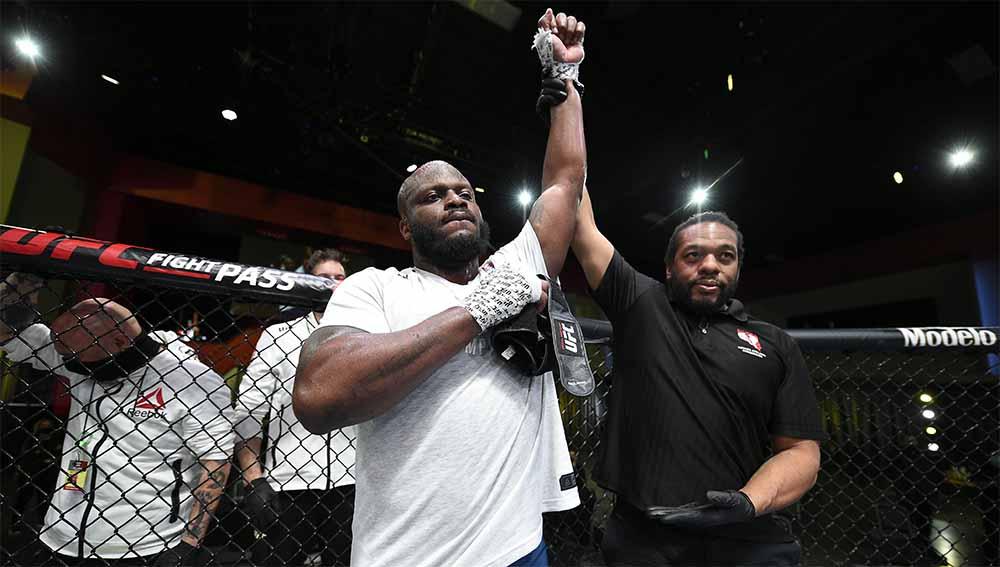 Kemenangan Derrick Lewis atas Curtis Blaydes di UFC Vegas 19. - INDOSPORT
